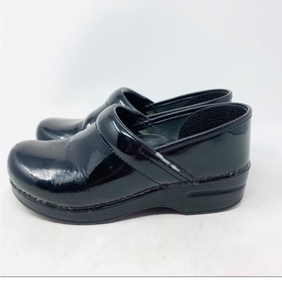 Dansko Patent Leather Clogs - Picture 1 of 10